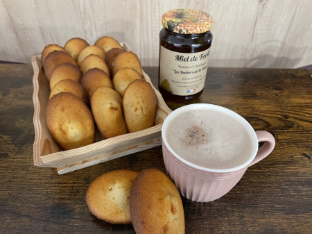 Madeleine citron et miel